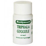 Triphala Guggulu (Трифала Гуггул) "Baidyanath" (Байдьянатх) 80 таб.