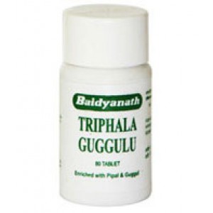 Triphala Guggulu (Трифала Гуггул) "Baidyanath" (Байдьянатх) 80 таб.